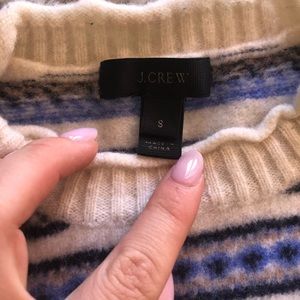 J. Crew Sweaters - J. crew • blue patterned sweater J. Crew Sweaters - J. crew • blue patterned sweater